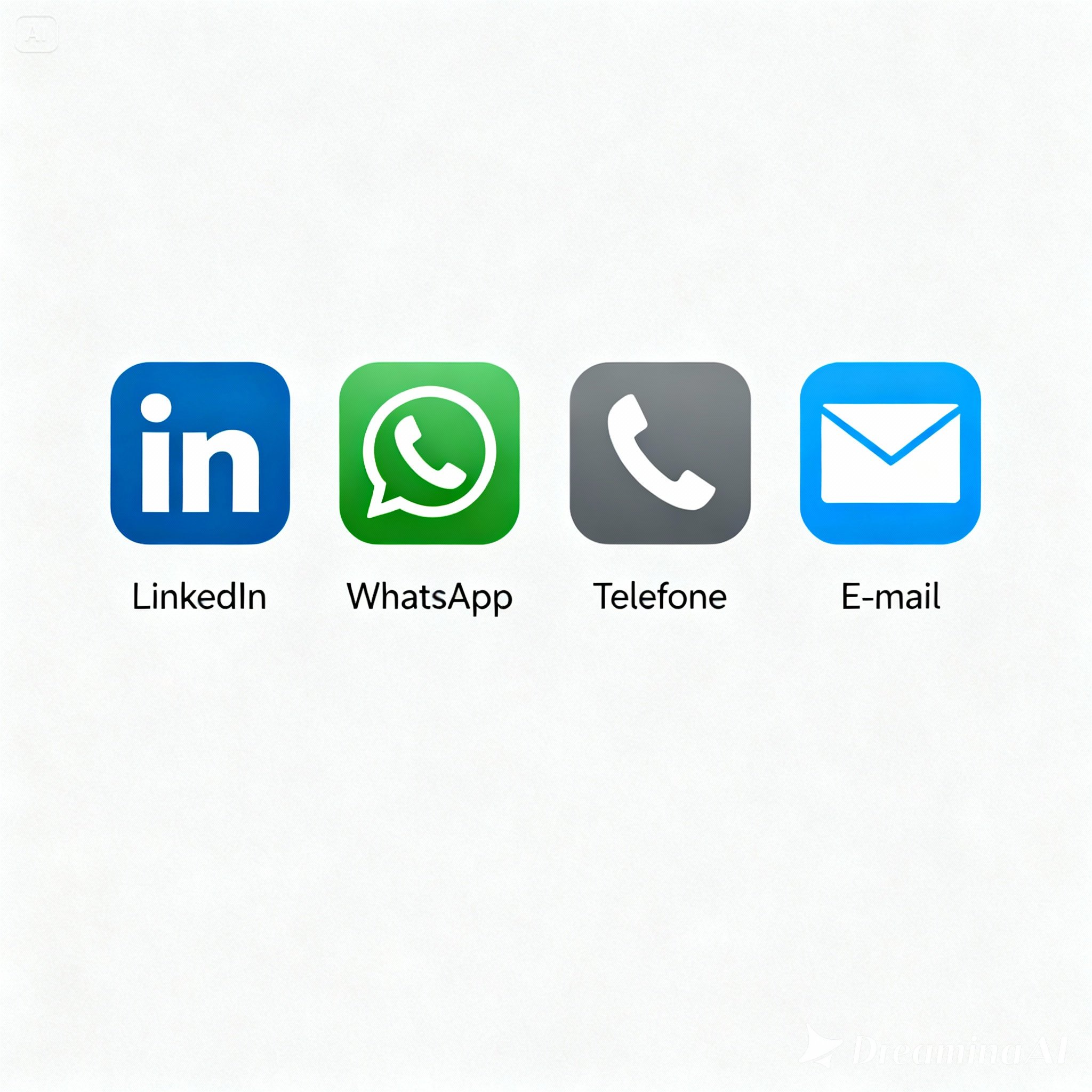 dreamina-2025-10-27-7906-uma foto com os icones do LinkedIn, What...